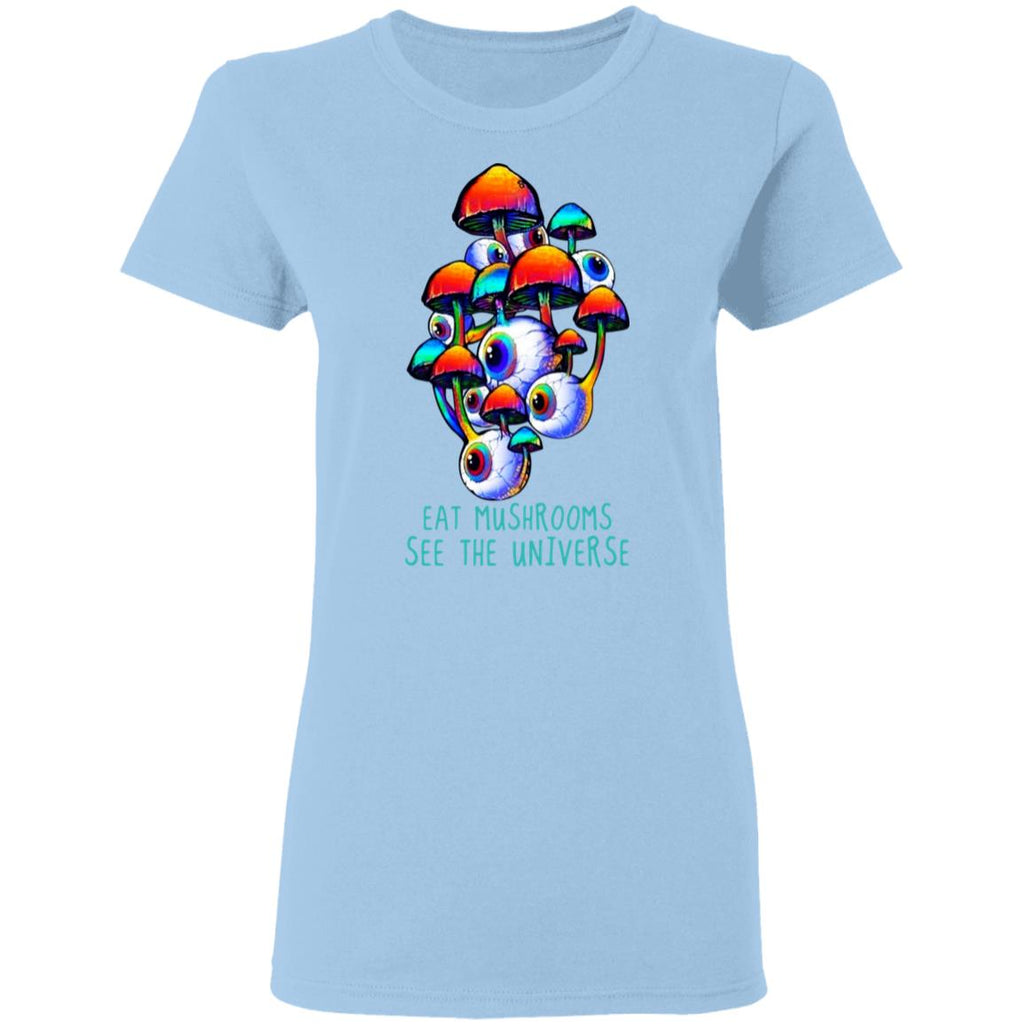 Eat Mushrooms See The Universe Shirt, Hoodie, Tank