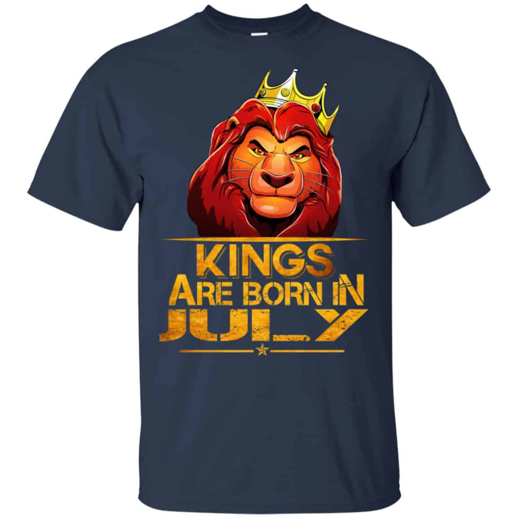 Lion King Are Born In July Shirt, Hoodie, Tank