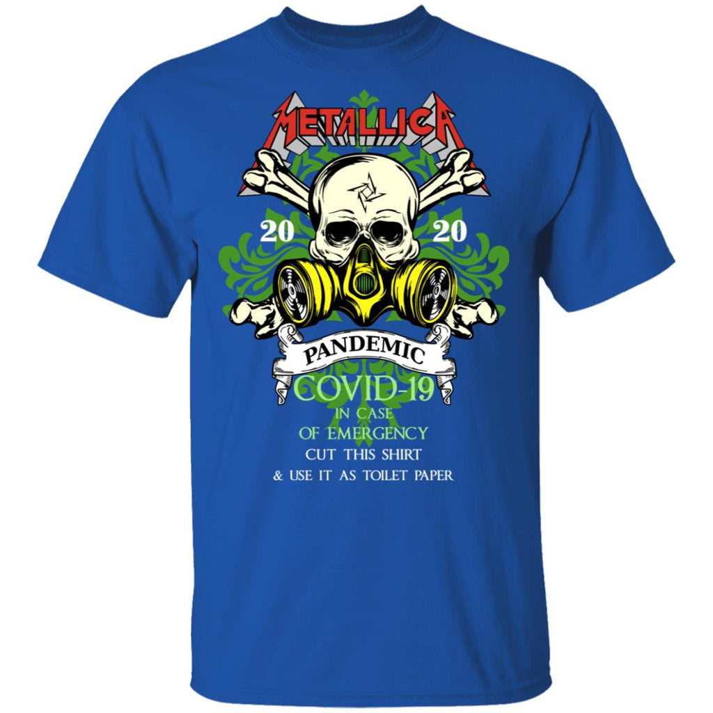 Metallica 2020 Pandemic Covid-19 In Case Of Emergency Use This Shirt As Toilet Paper Shirt, Hoodie, Tank