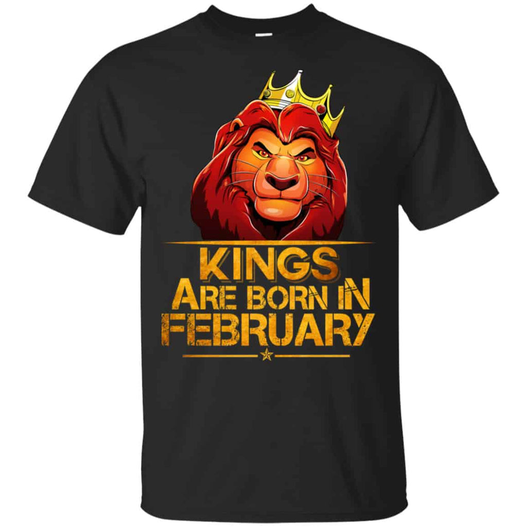 Lion King Are Born In February Shirt, Hoodie, Tank