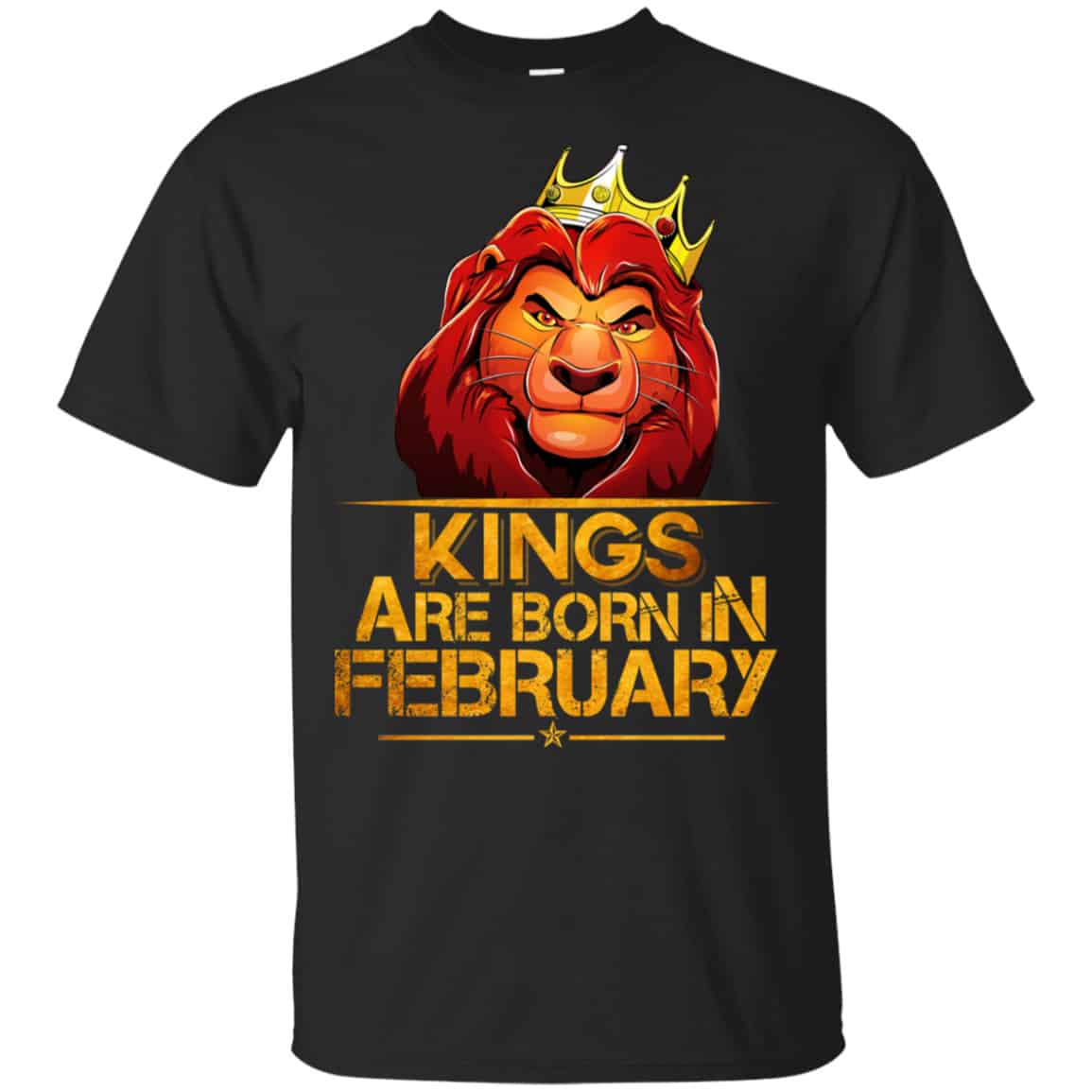 Lion King Are Born In February Shirt, Hoodie, Tank
