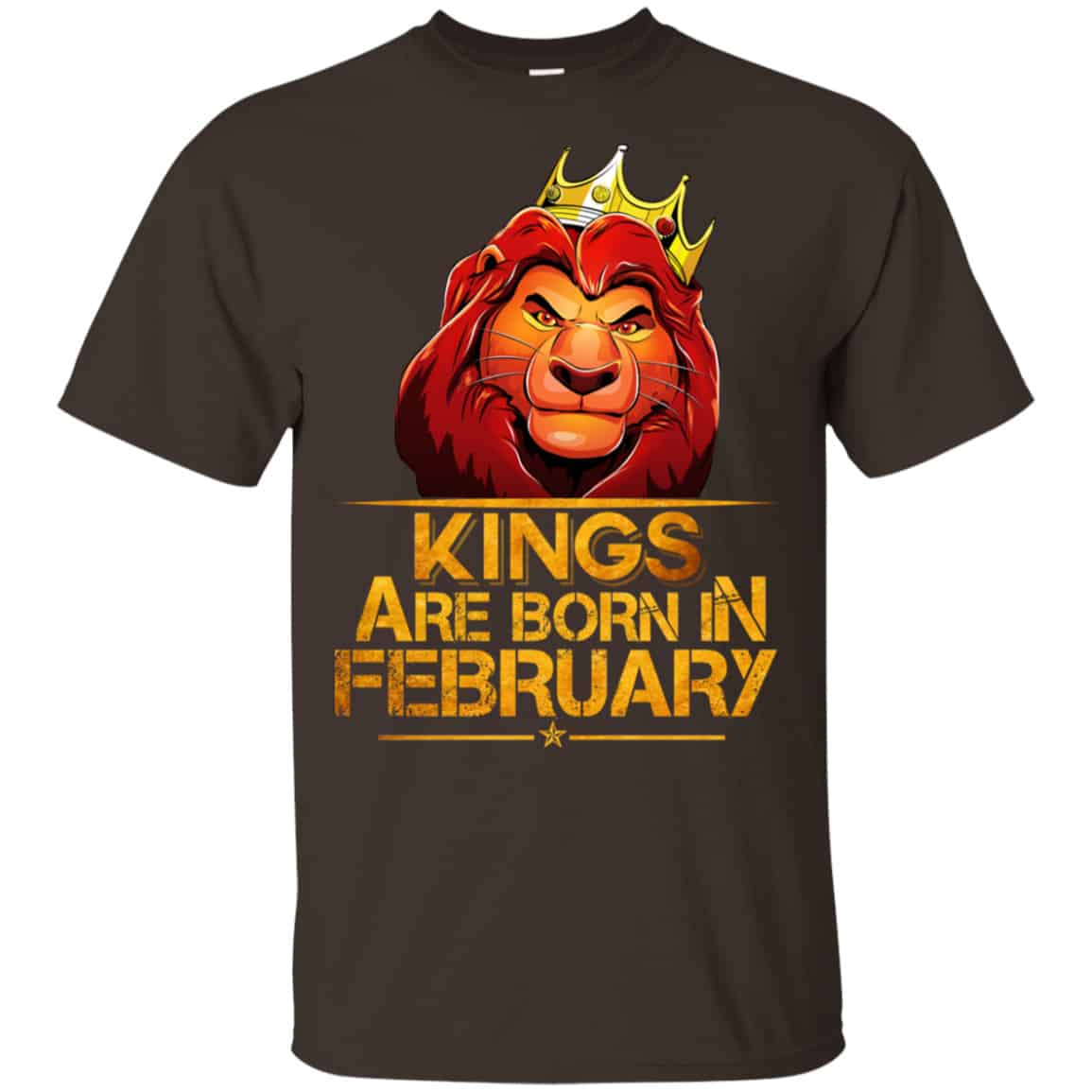 Lion King Are Born In February Shirt, Hoodie, Tank