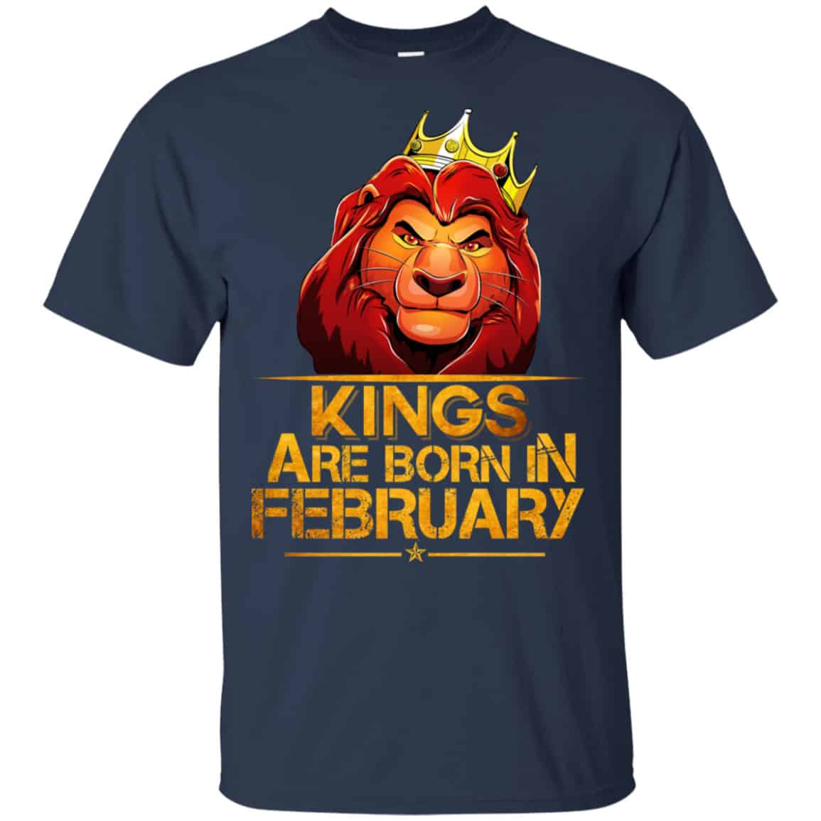 Lion King Are Born In February Shirt, Hoodie, Tank