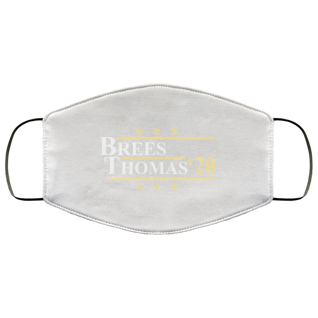 Vote Brees Thomas 2020 President Face Mask