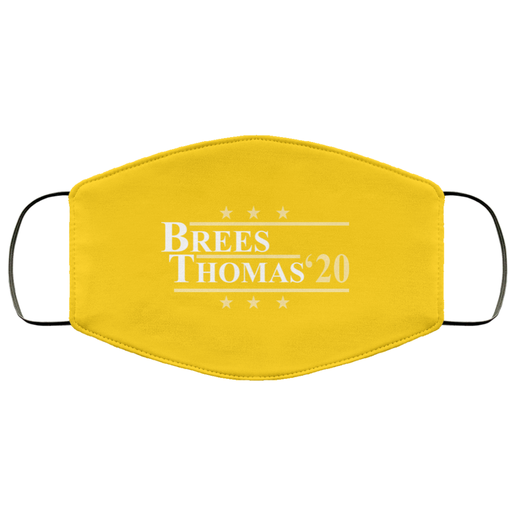 Vote Brees Thomas 2020 President Face Mask