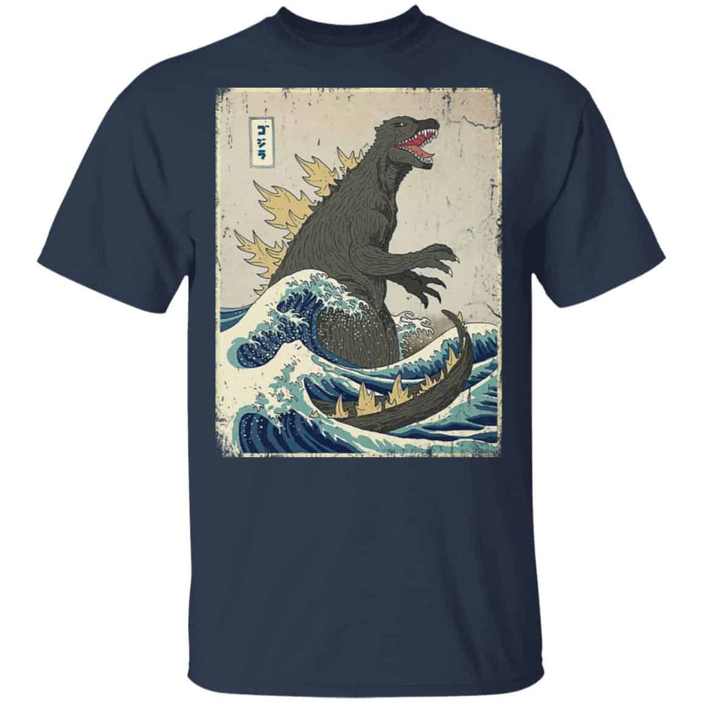 The Great Godzilla Off Kanagawa Shirt, Hoodie, Tank