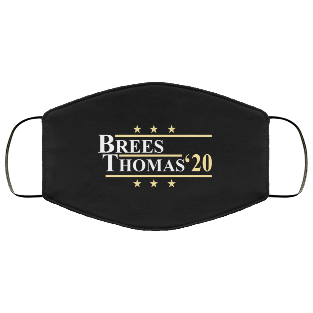 Vote Brees Thomas 2020 President Face Mask