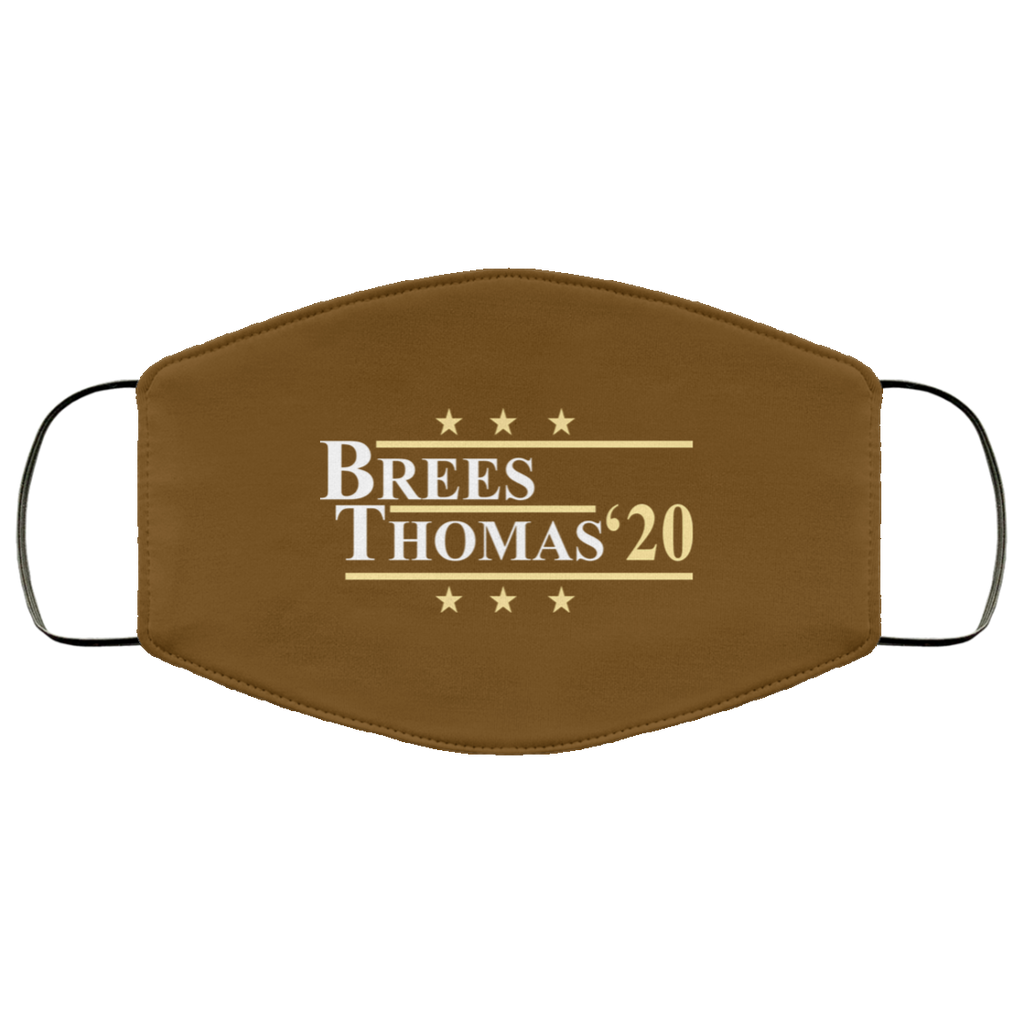 Vote Brees Thomas 2020 President Face Mask