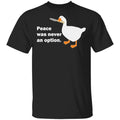 Peace Was Never An Option Goose Shirt, Hoodie, Tank