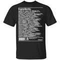 Human Ingredients Oxygen 65% Carbon 18% Hydrogen 10% Shirt, Hoodie, Tank