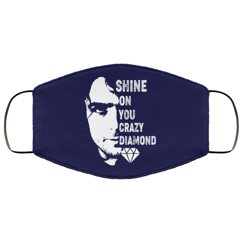 Shine On You Crazy Diamond – Syd Barrett Face Mask