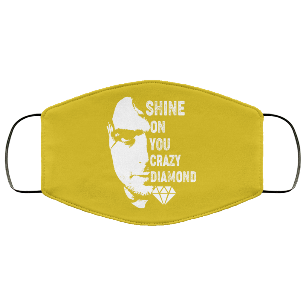 Shine On You Crazy Diamond – Syd Barrett Face Mask