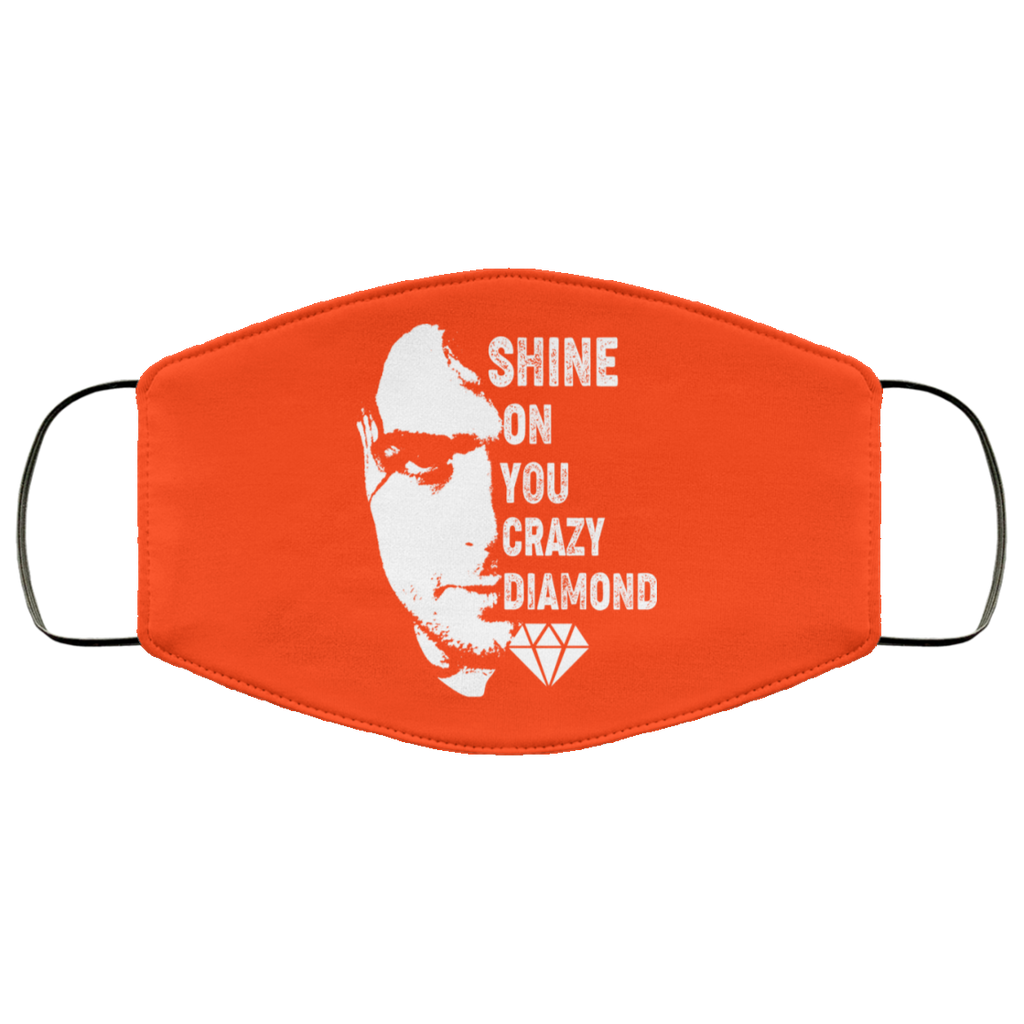 Shine On You Crazy Diamond – Syd Barrett Face Mask