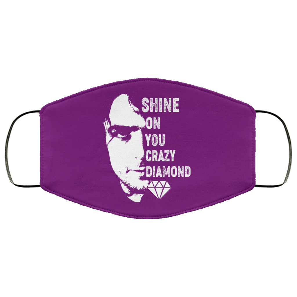 Shine On You Crazy Diamond – Syd Barrett Face Mask