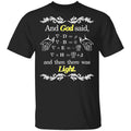 God Said Maxwell Equations Christian Physics Nerd Shirt, Hoodie, Tank