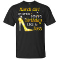 March Girl Stepping Into My Birthday Like A Boss Shirt, Hoodie, Tank