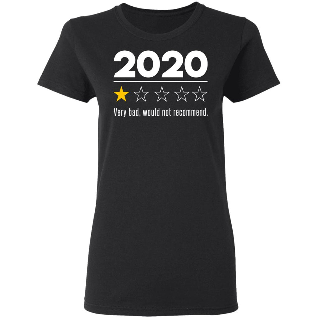 2020 This Year Very Bad Would Not Recommend Shirt, Hoodie, Tank