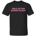 Pain Is Just Pain Entering The Body Shirt, Hoodie, Tank