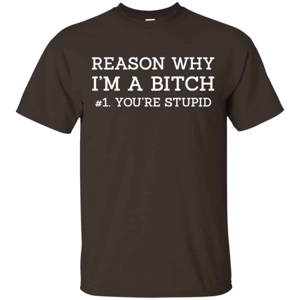 Reason Why I’m A Bitch You’re Stupid Shirt, Hoodie, Tank