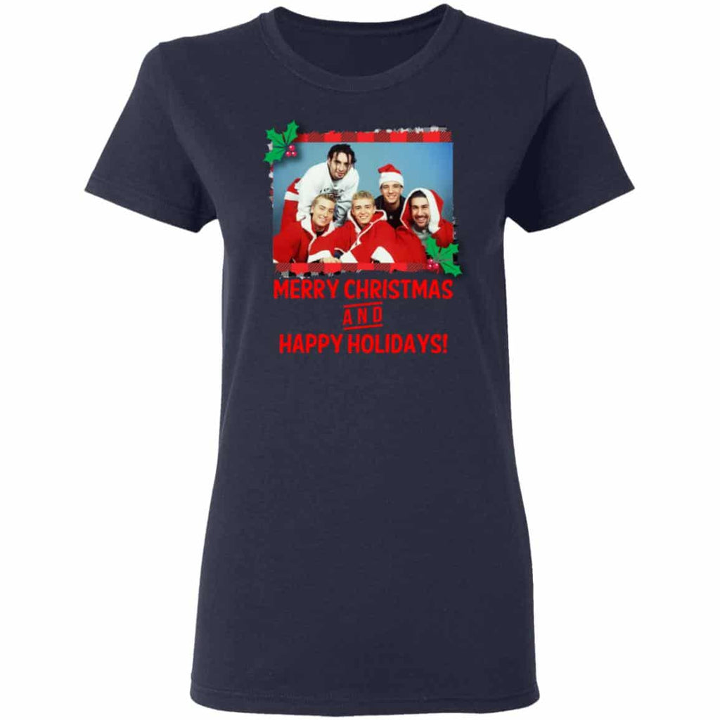 NSYNC Merry Christmas And Happy Holidays Shirt, Hoodie, Tank