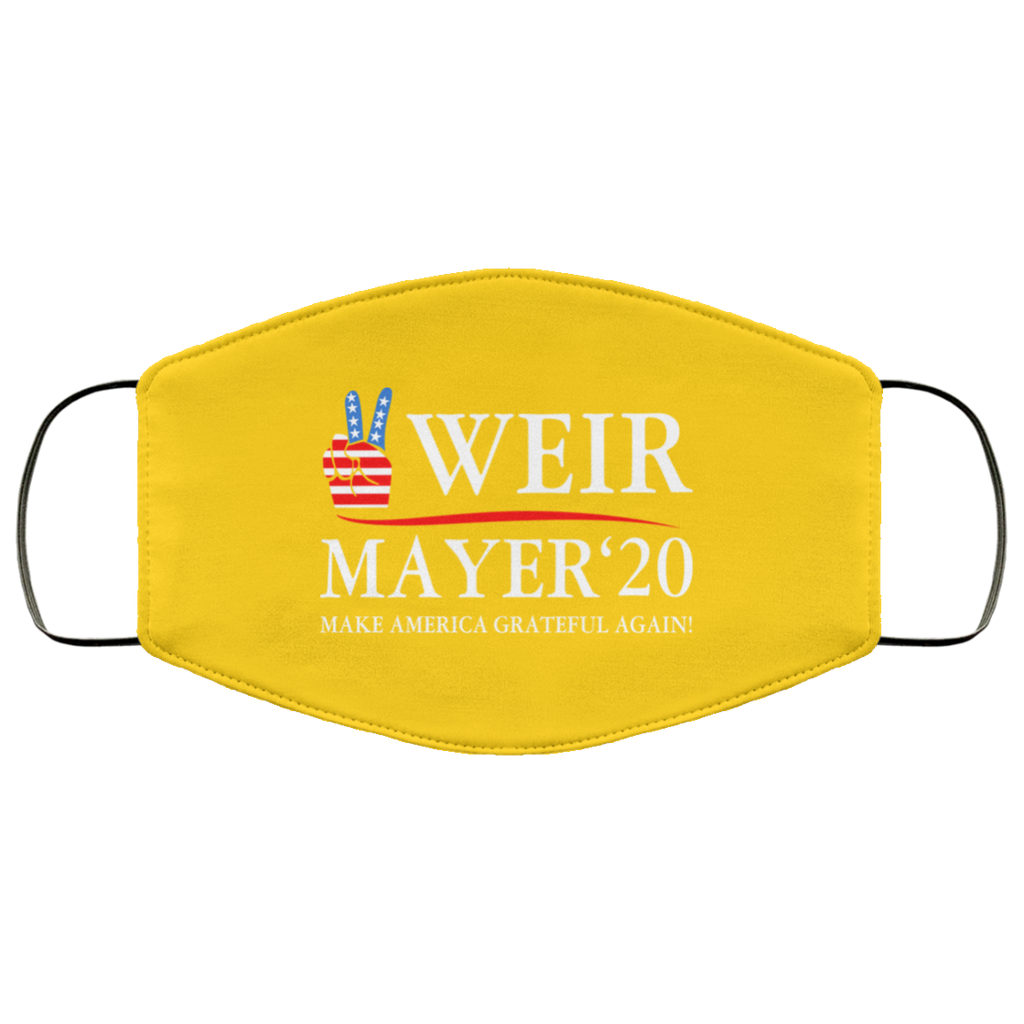 Weir Mayer 2020 Make America Grateful Again Face Mask