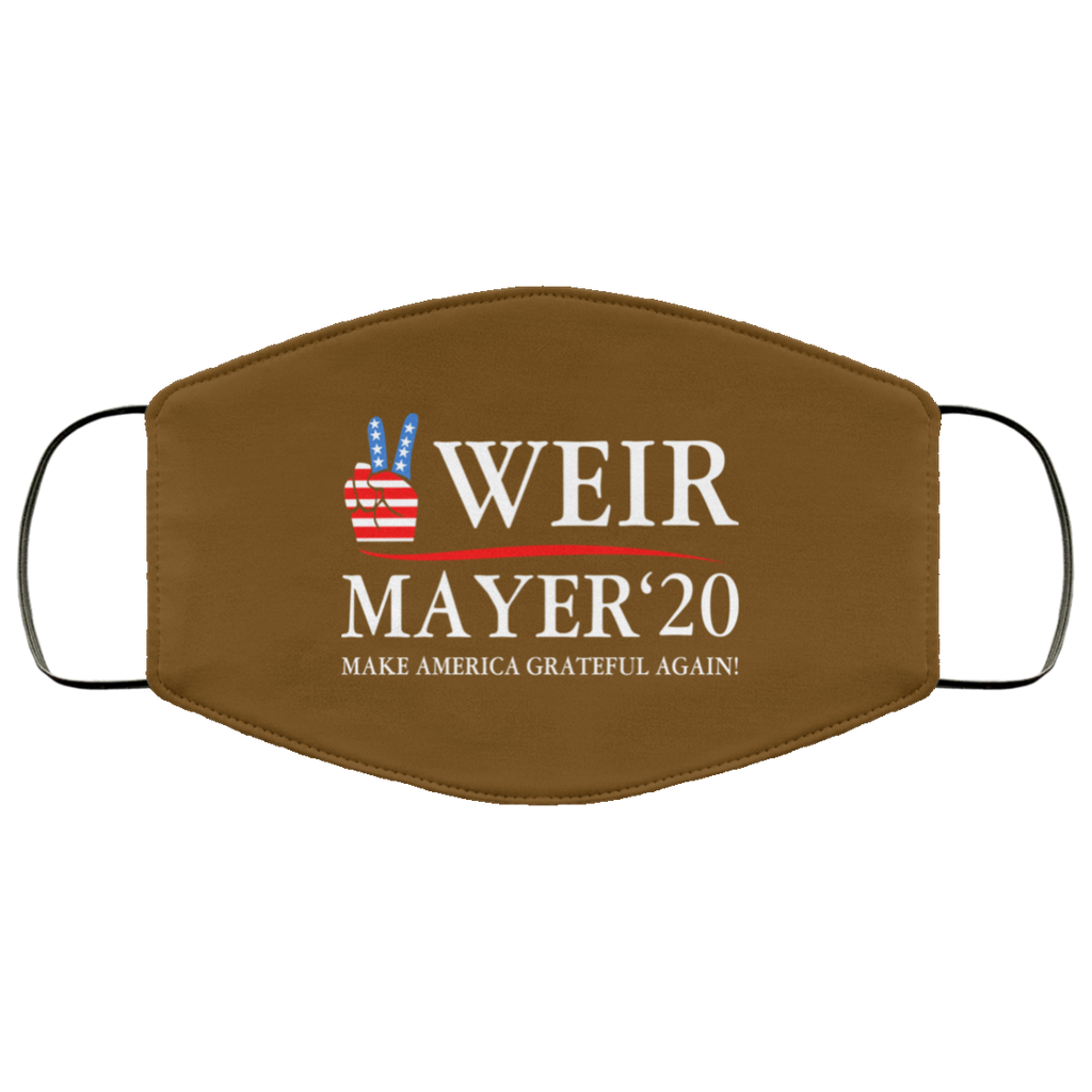 Weir Mayer 2020 Make America Grateful Again Face Mask