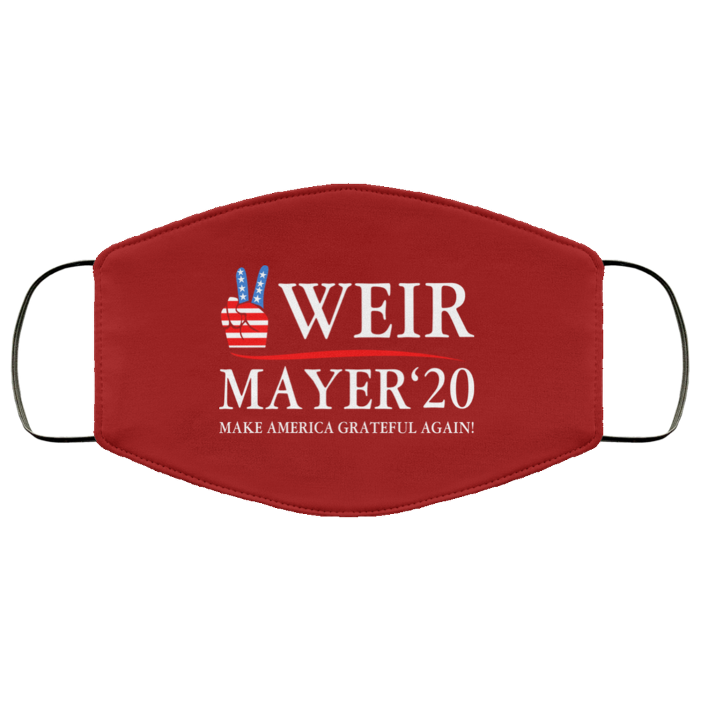 Weir Mayer 2020 Make America Grateful Again Face Mask
