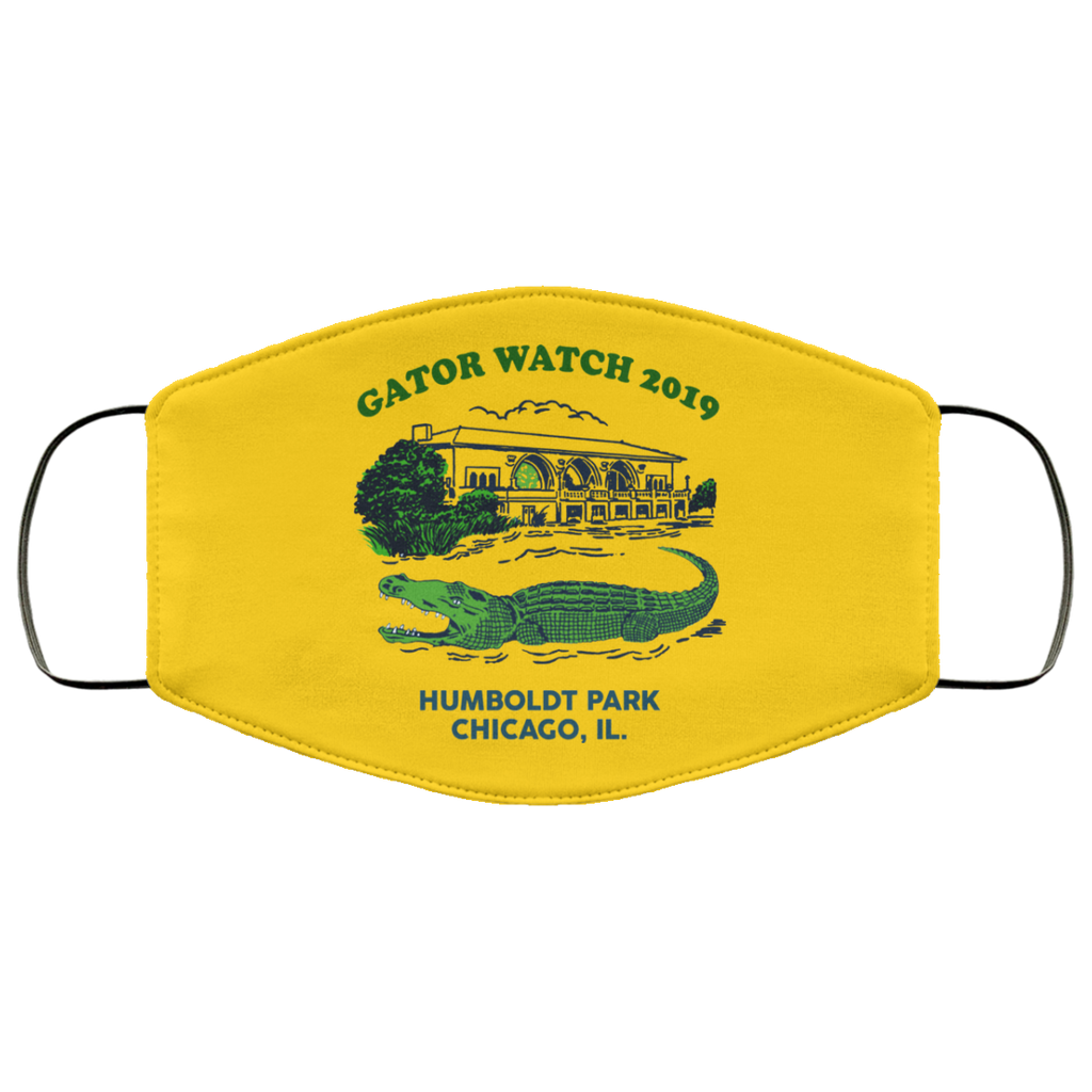 Gator Watch 2019 Humboldt Park Chicago IL Face Mask