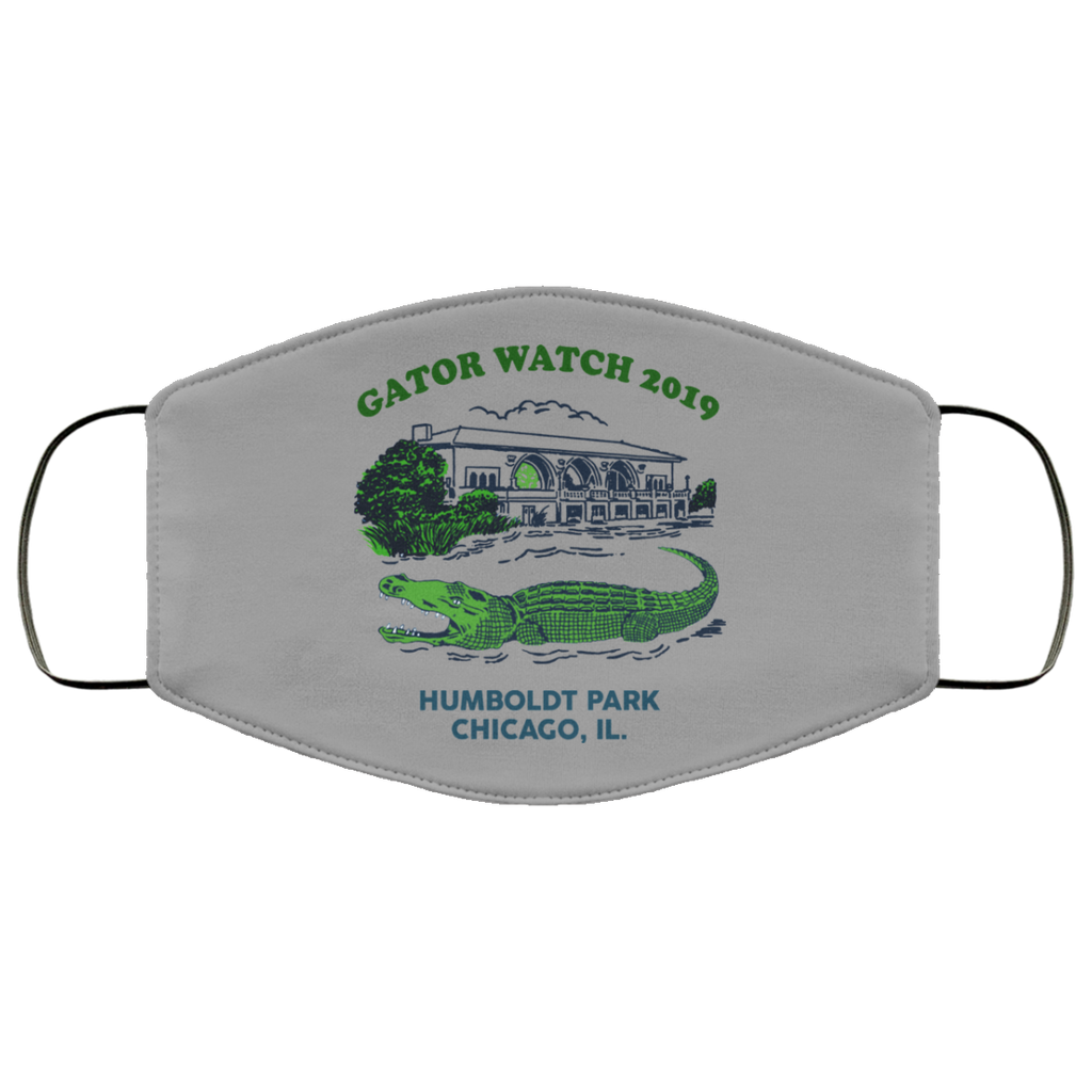 Gator Watch 2019 Humboldt Park Chicago IL Face Mask