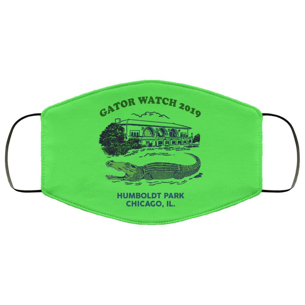 Gator Watch 2019 Humboldt Park Chicago IL Face Mask