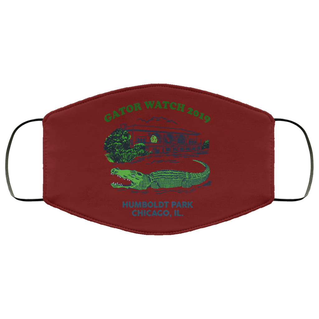 Gator Watch 2019 Humboldt Park Chicago IL Face Mask