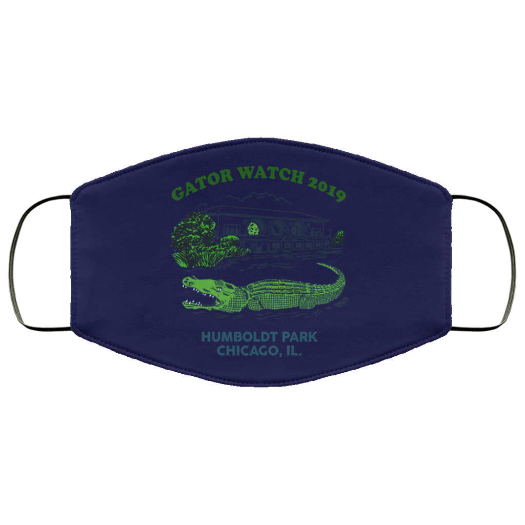 Gator Watch 2019 Humboldt Park Chicago IL Face Mask