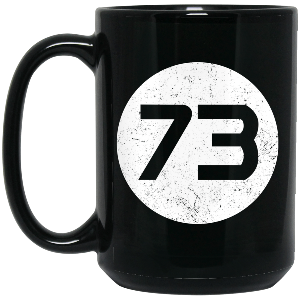 Sheldon Cooper’s 73 Black Mug