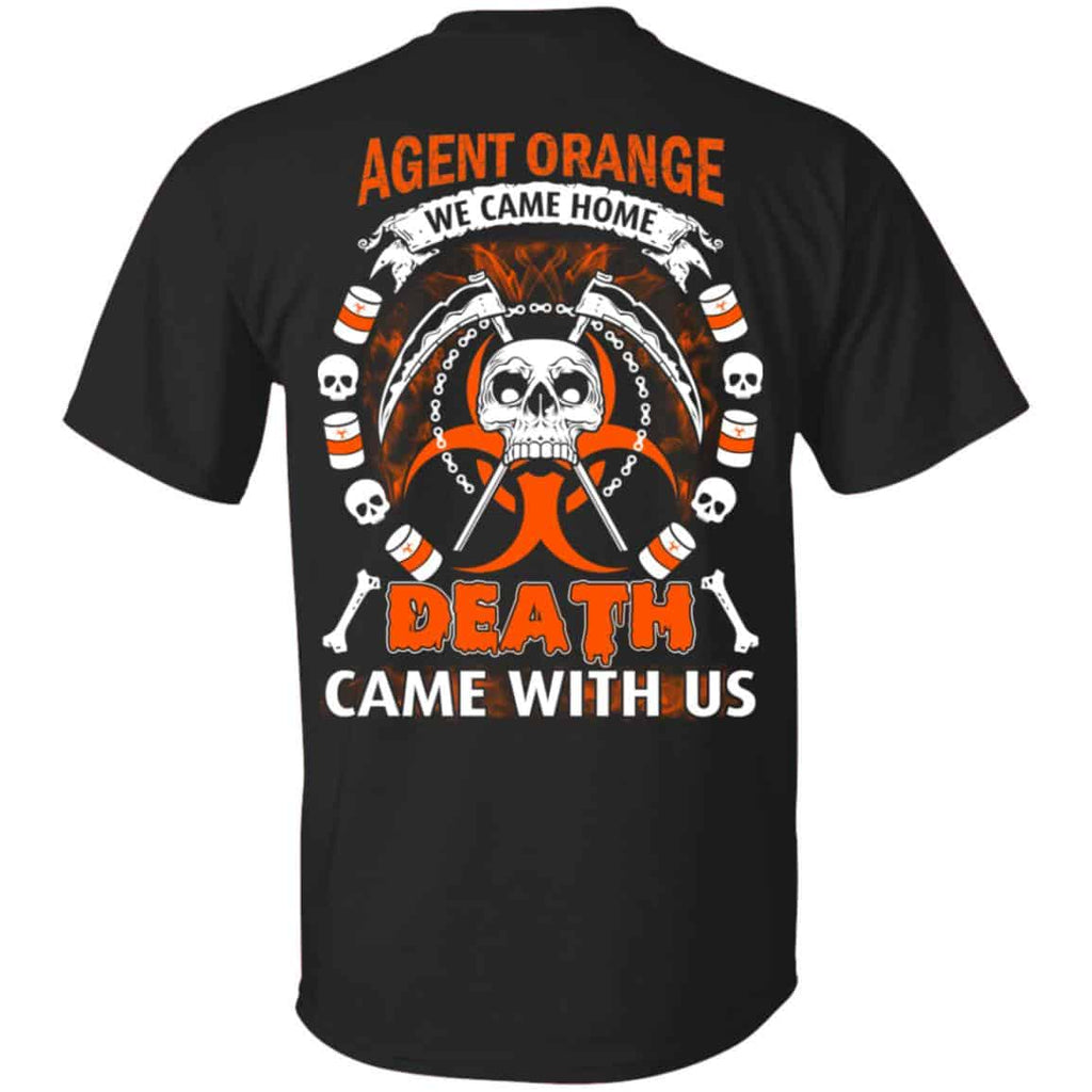 Viet Nam Veteran: Agent Orange We Came Home Death Came With Us T-Shirts, Hoodie, Sweater