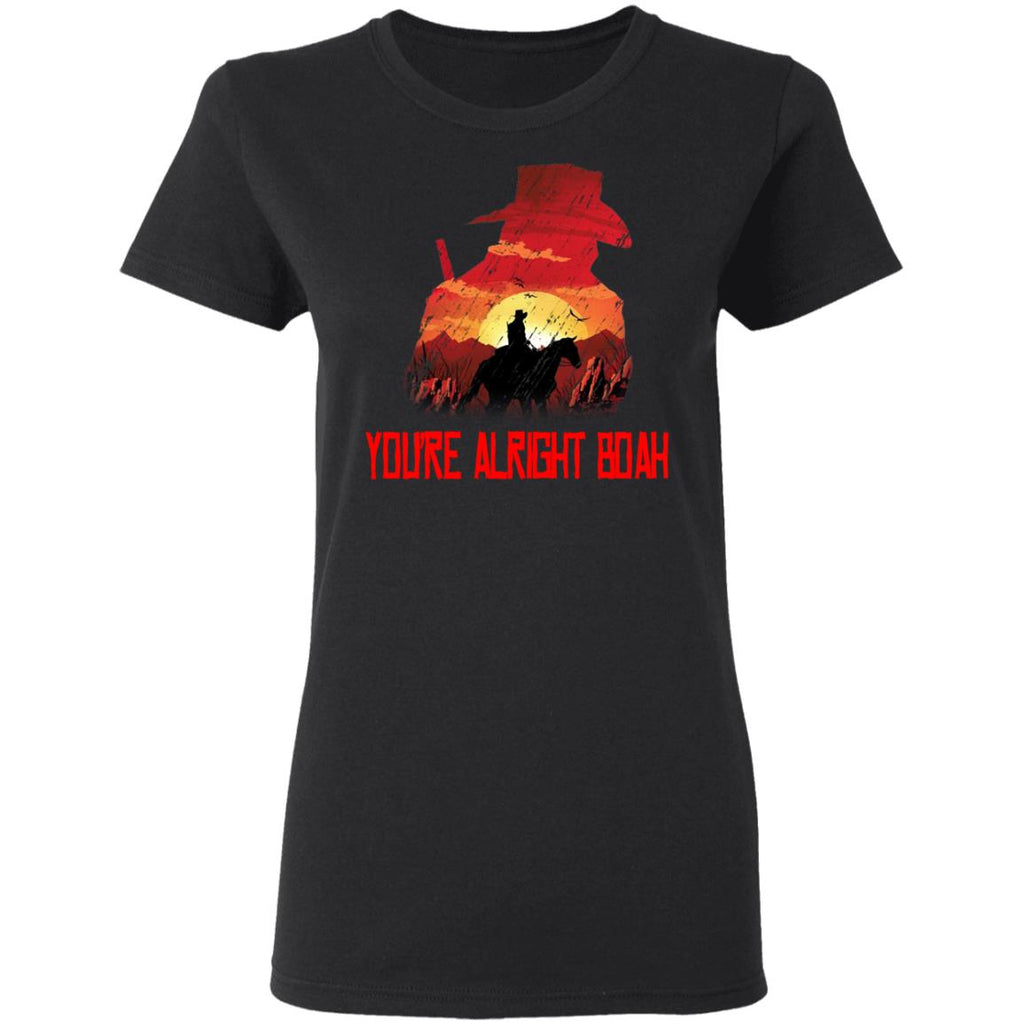 You’re Alright Boah RDR2 Style Gaming Shirt, Hoodie, Tank