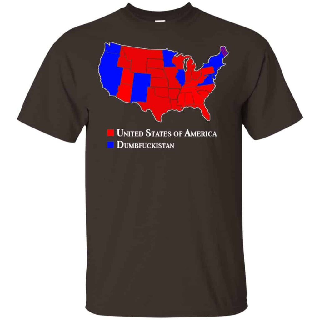 Dumbfuckistan Election Map – Republican Edition Shirt, Hoodie, Tank