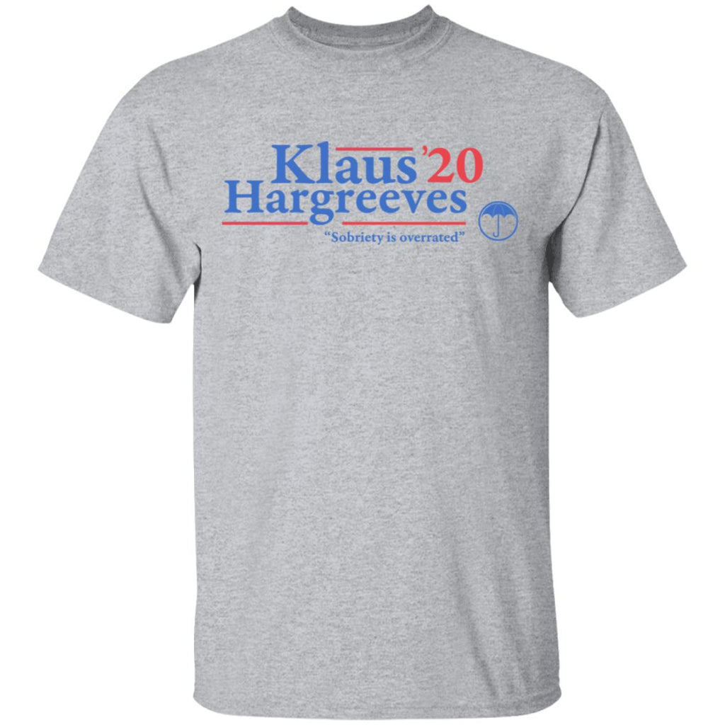 Klaus Hargreeves 2020 Sobriety Is Overrated Shirt, Hoodie, Tank