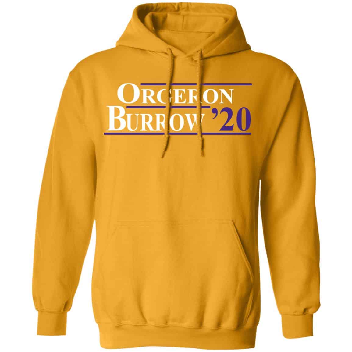 Orgeron Burrow 2020 Shirt, Hoodie, Tank