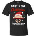 Baby’s 1st Christmas On The Inside Shirt, Hoodie, Tank