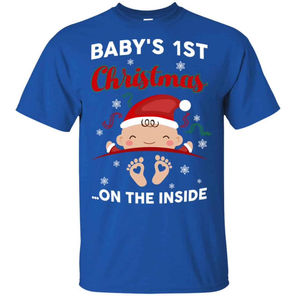 Baby’s 1st Christmas On The Inside Shirt, Hoodie, Tank