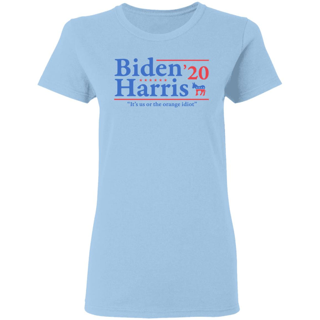 Joe Biden Kamala Harris 2020 It’s Us Or The Orange idiot Shirt, Hoodie, Tank