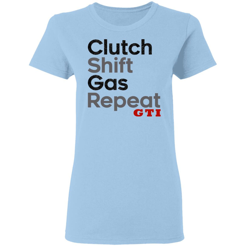 Clutch Shift Gas Repeat GTI Shirt, Hoodie, Tank