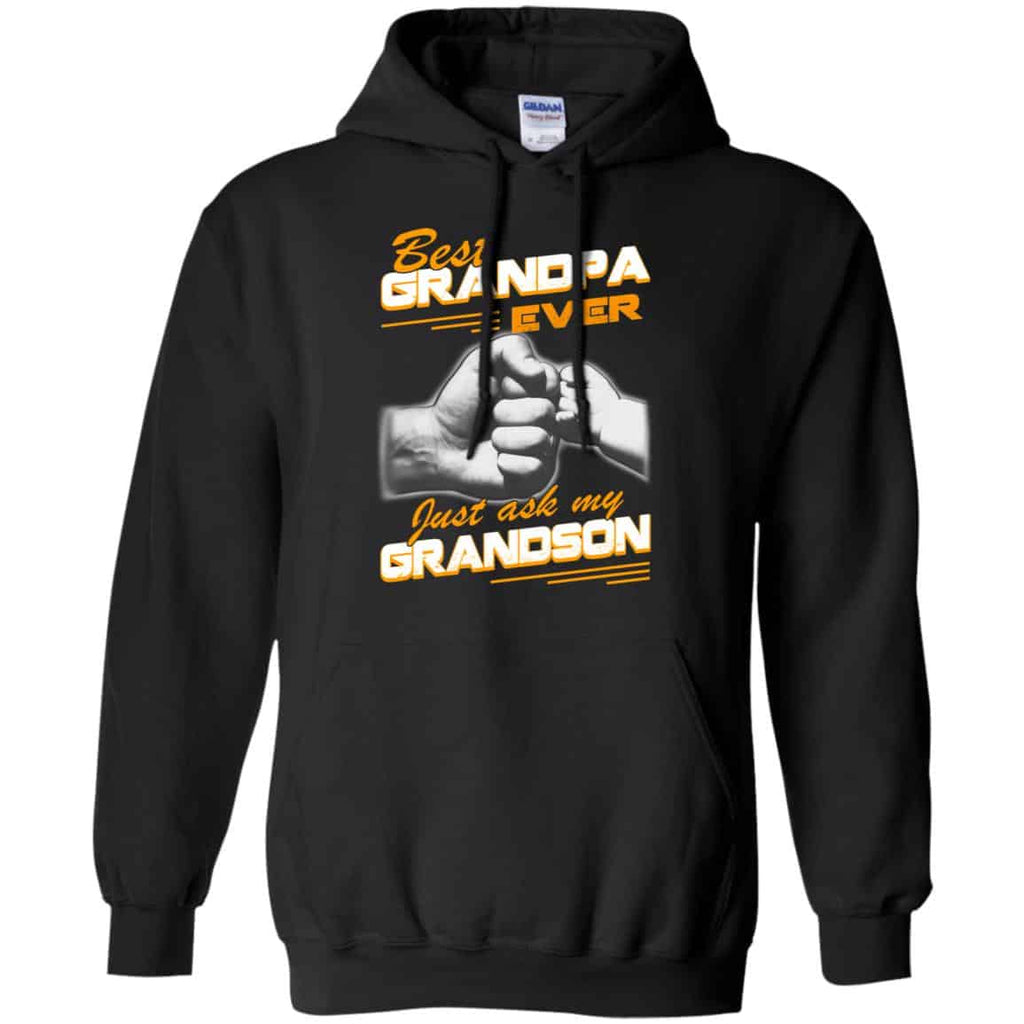 Grandpa Ever Just Ask My Grandson T-Shirts, Hoodie, Tank