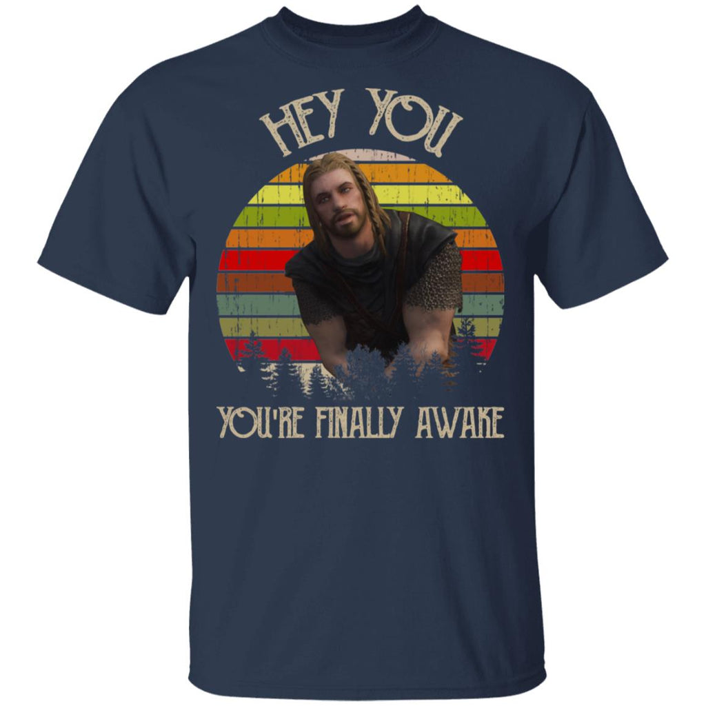 Skyrim Ralof Hey You You’re Finally Awake Shirt, Hoodie, Tank