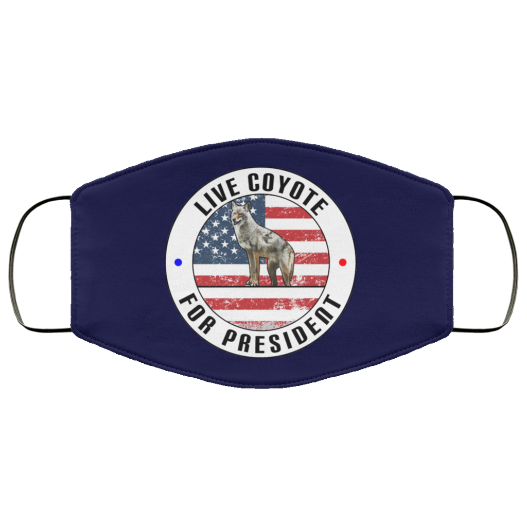 Live Coyote For President 2020 Face Mask