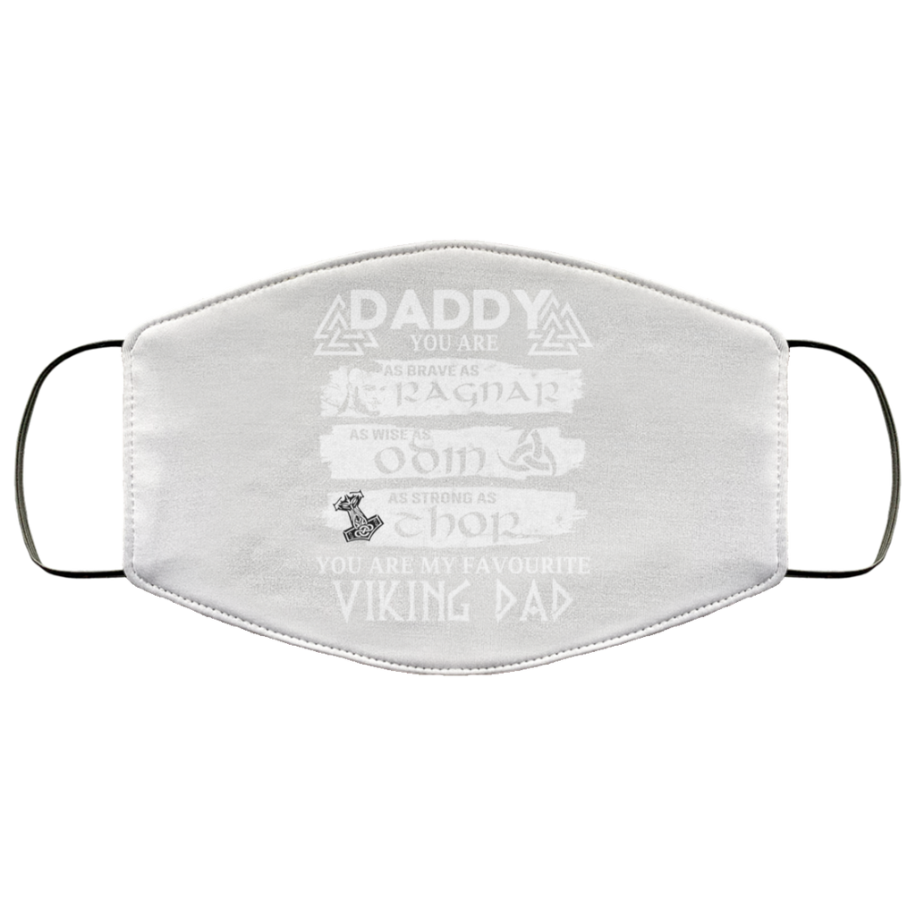 Daddy You Are As Brave As Ragnar As Wise As Odin As Strong As Thor Viking Dad Face Mask