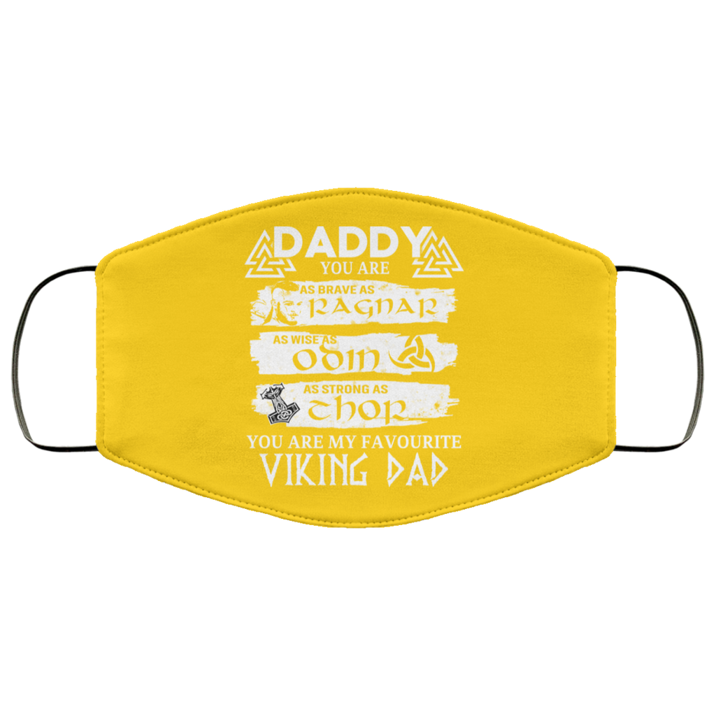 Daddy You Are As Brave As Ragnar As Wise As Odin As Strong As Thor Viking Dad Face Mask
