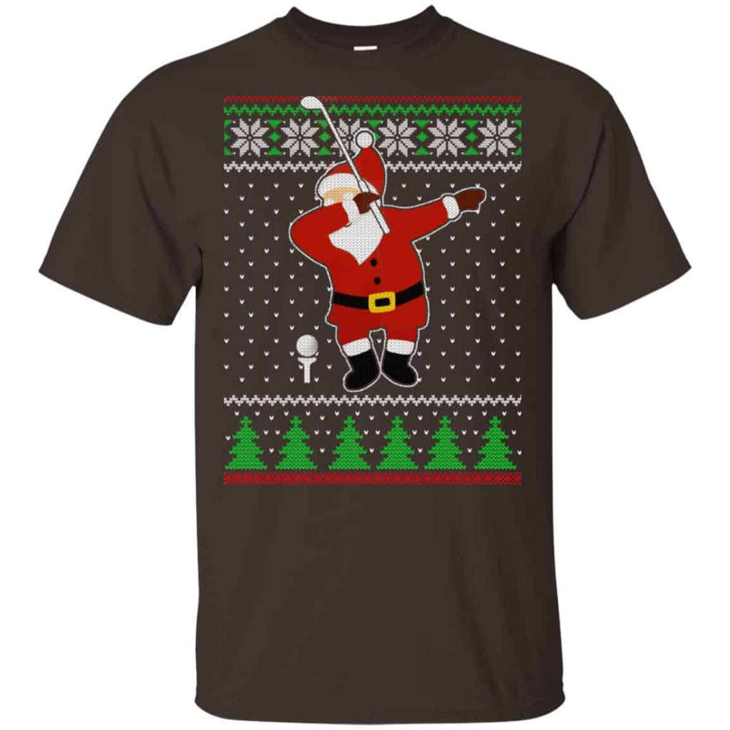 Dabbing Santa Golf Ugly Christmas Sweater, T-Shirts, Hoodie