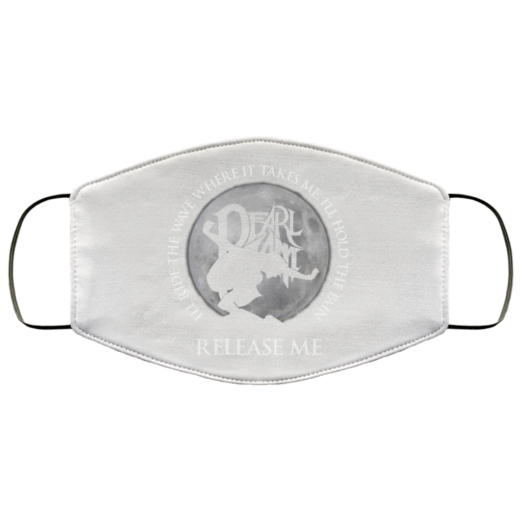 I’ll Ride The Wave Where It Takes Me I’ll Hold The Pain Release Me Pearl Jam Face Mask