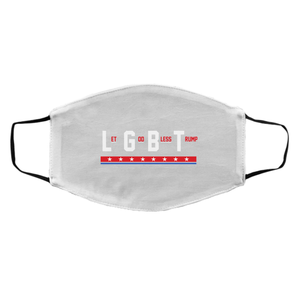 LGBT Let God Bless Trump Face Mask